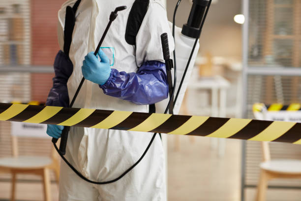 Professional Sewage Cleanup technician working in Clifton, OH